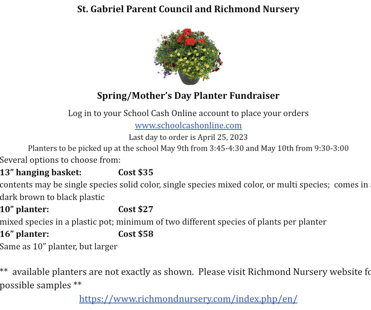 St. Gabriel School Council tweet media