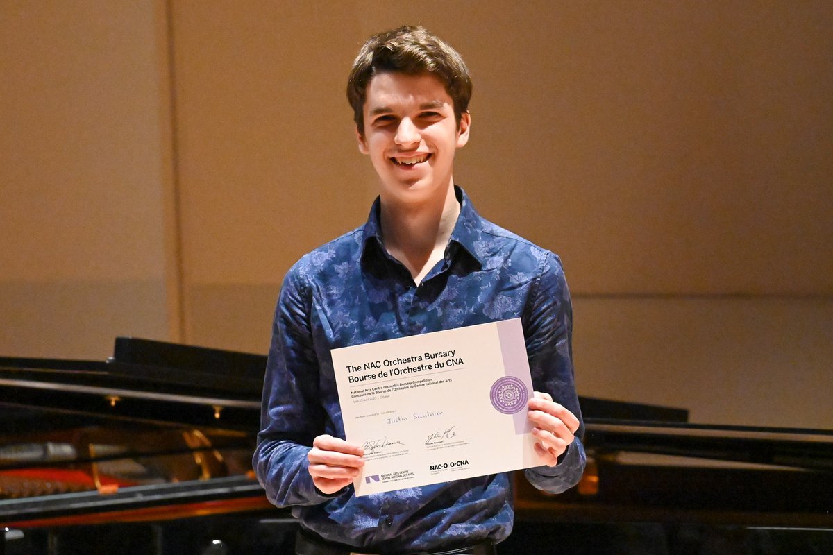 NACOrchCNA's tweet photo. Justin Saulnier, violin

🏆 2023 NAC Orchestra Bursary Prize ($7,000) 

📸 Fred Cattroll | #NACOBursary https://t.co/Q4IOB74g2j
