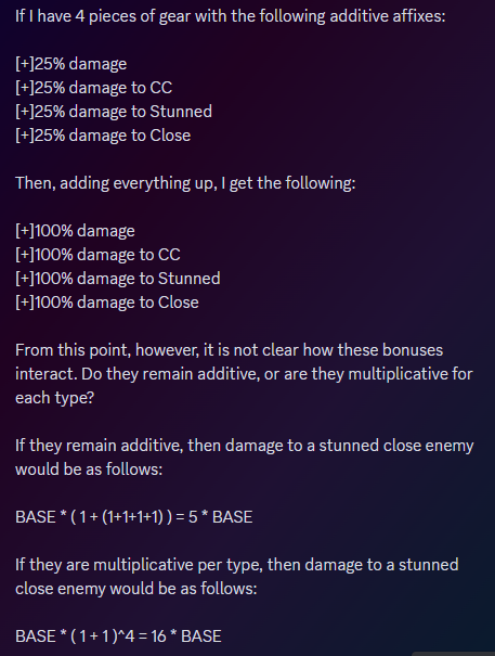Zanaphor's tweet photo. @JPiepiora I have abit of an in-depth question for you that I'm hoping you can shed some light on, but I've put it into an image as the character limit on Twitter wouldn't give me enough space

Us Theorycrafting guys would greatly appreciate any response you could give on this https://t.co/WOfC2zwVfd