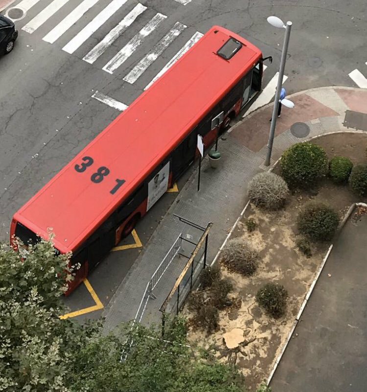 BlogBusurbano's tweet image. De la #Par035 toda la razón!
Y de hecho, en eso mismo basamos el #DossierBusurbano de marzo (link). Pero fijaos en que hay plazas #PMR en la "entrada" de la parada. 
¿De verdad le facilita eso el arrimar bien el bus de la #Lín2 a la acera?
= #contradicción
busurbano.blogspot.com/2023/03/cabece…
