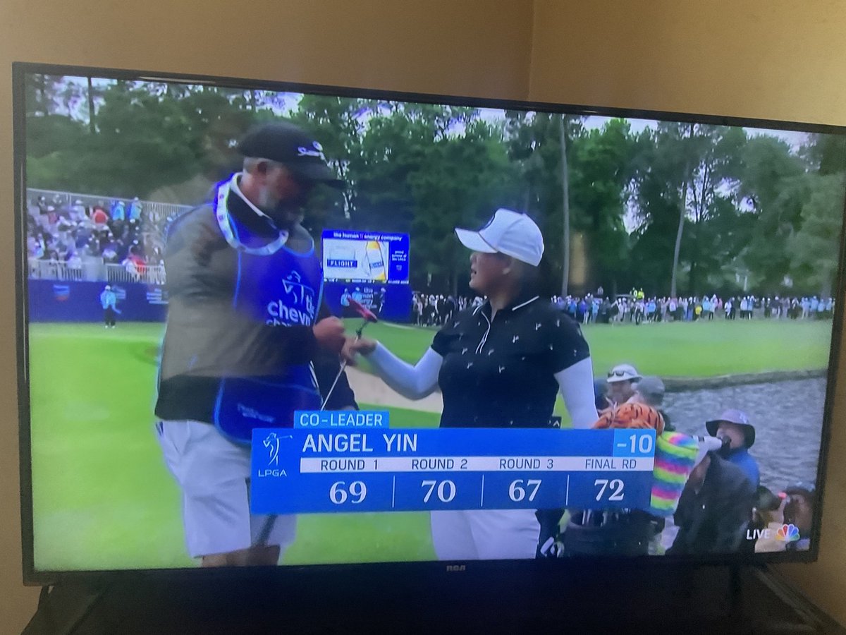 CLUTCH! Bring on the bonus golf! ⁦@LPGA⁩ ⁦@Chevron_Golf⁩ ⁦@angelyinlol⁩ ⁦@TheLiliaVu⁩ #thechevronchampionship #starsarebrighthere