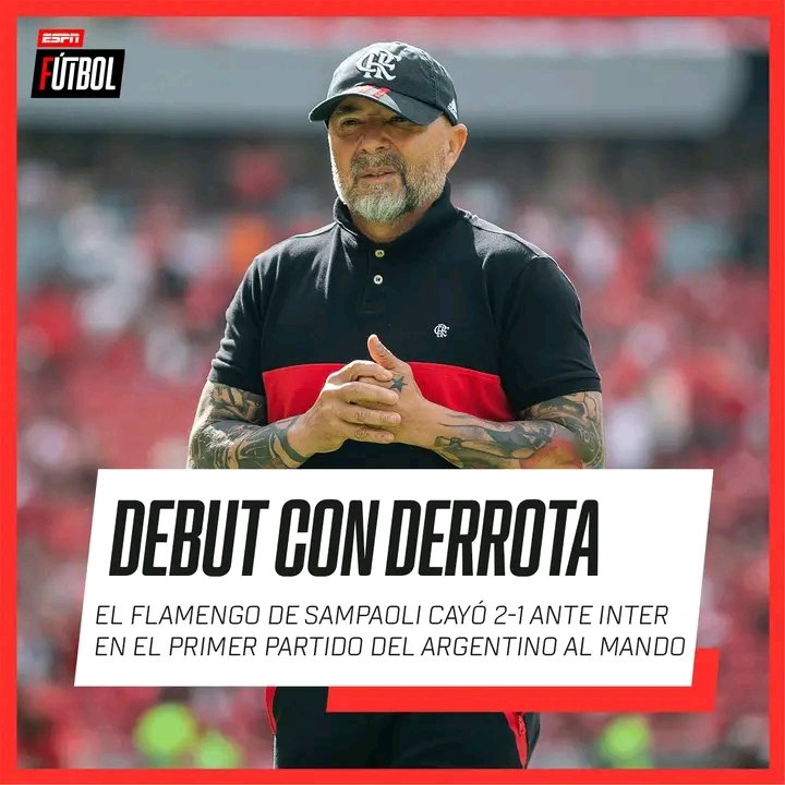 Debut con derrota Jorge sampaoli
