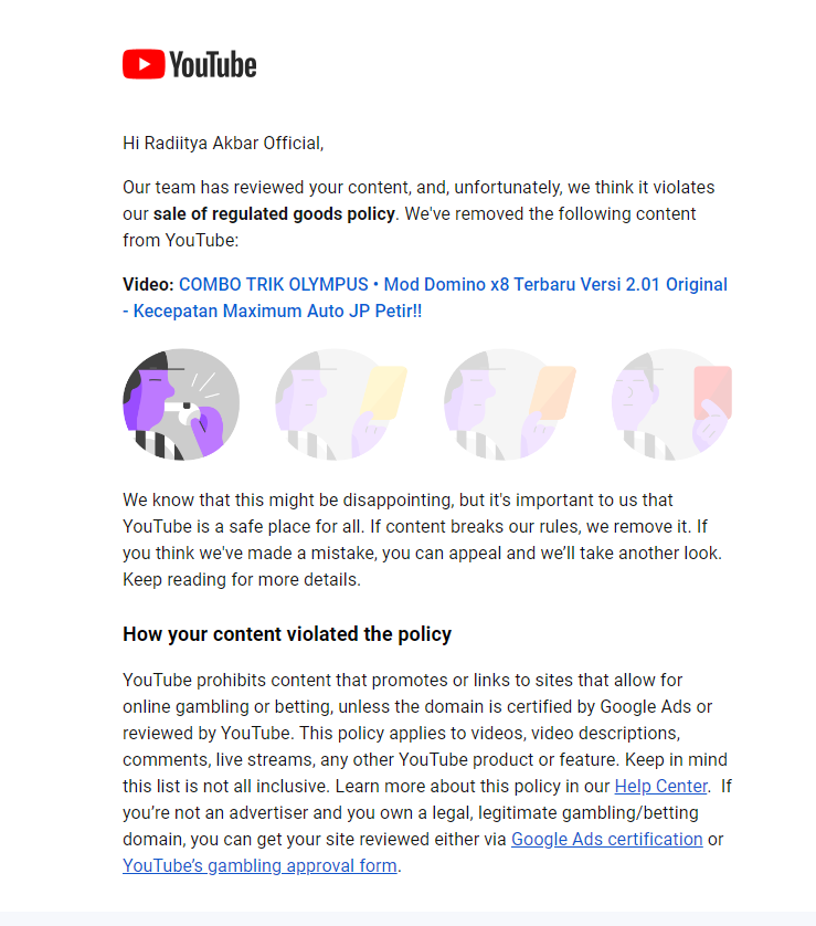 esqweetle's tweet photo. @TeamYouTube Please help me @TeamYouTube ,
I'm absolutely sure I didn't do anything to my video.
https://t.co/B1HsaVY0Wq https://t.co/hJoftzMr8s