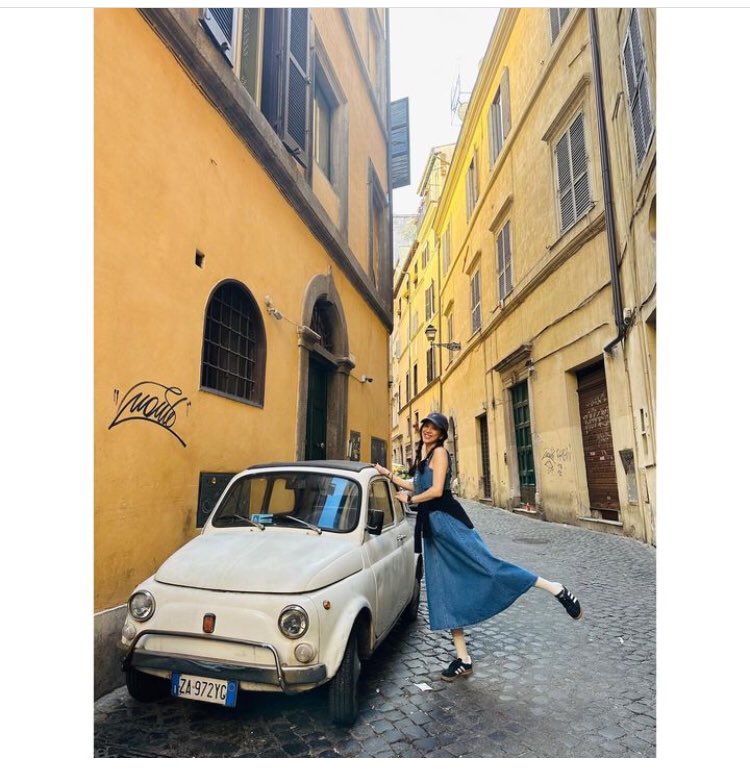 G🤎🤎D Morning✨
#JungRyeoWon in Rome