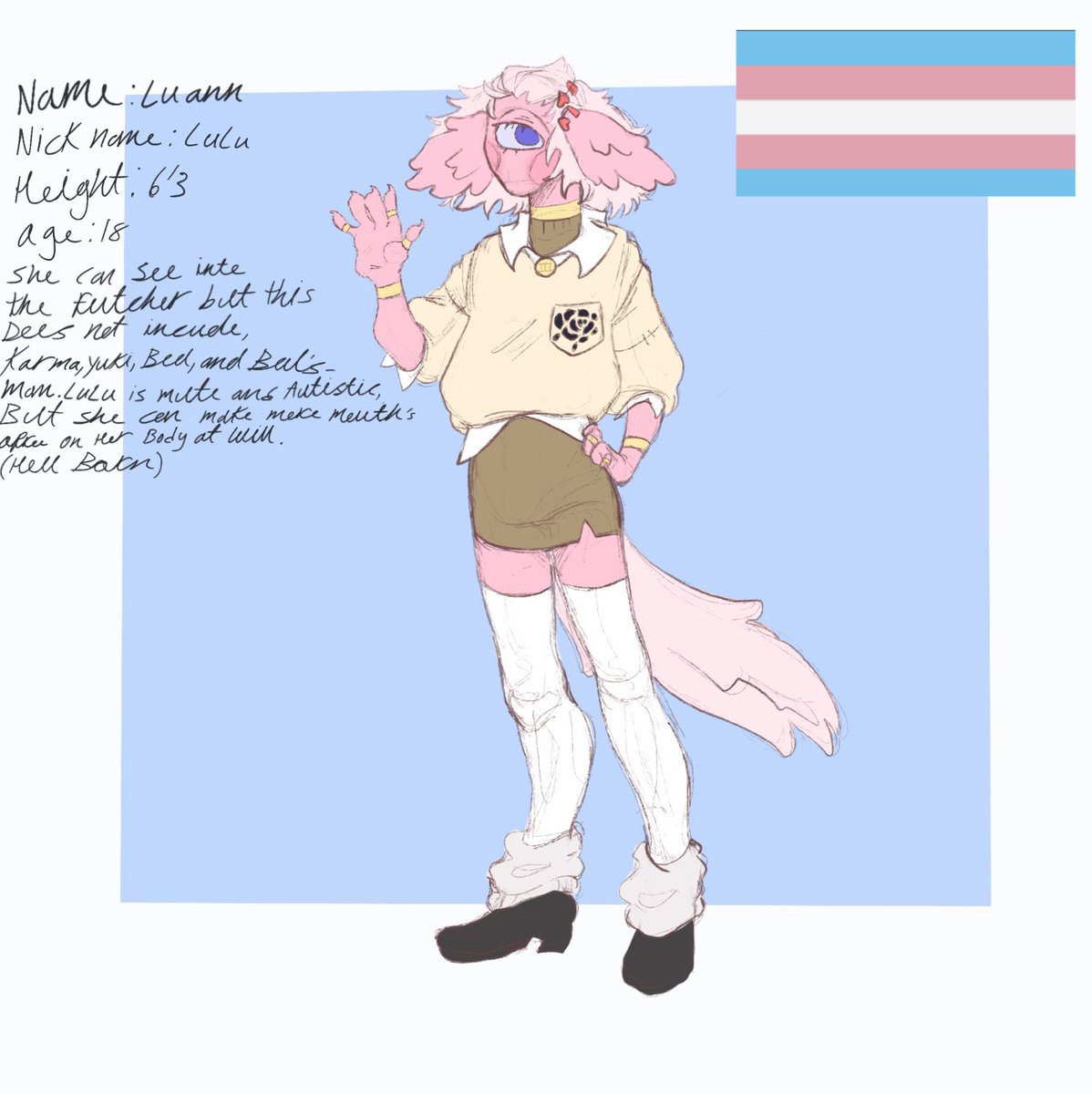 poppytherat's tweet photo. Lulu’s redesign for season two #DeviDeviAcademy #DeviDeviAnarchy #DeviDeviAnarchyoc #DeviDeviAcedemyoc https://t.co/qjzQXdsNkN