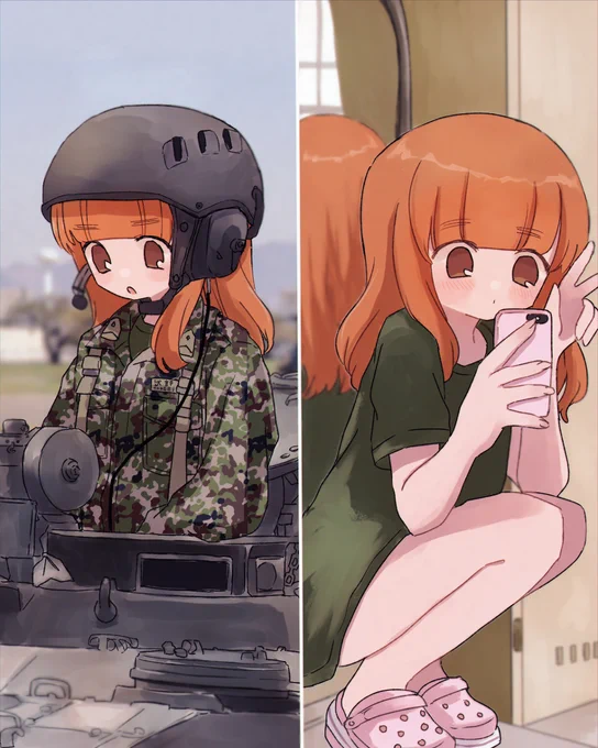 ガルパン×ミリタリー絵まとめ #ガルパン #自衛隊  