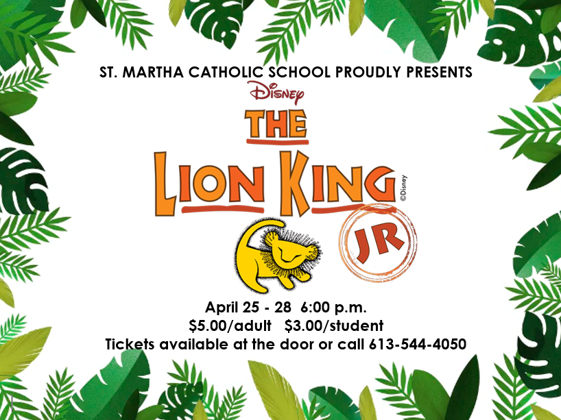 Students <a href="/alcdsb_mart/">St. Martha Kingston</a> are ready to take the stage this week. Come see them shine! You don't want to miss it!