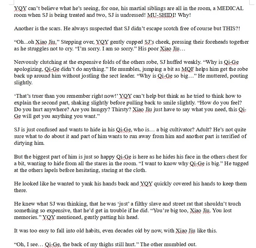 Moddy96668076's tweet image. #svsss #shenjiu #angsty #Yueqingyuan #Liuqingge  
SJ being wobbly, YQY being outraged and doting brother and LQG experiancing cute aggression. We continue SJ being branded badly story!