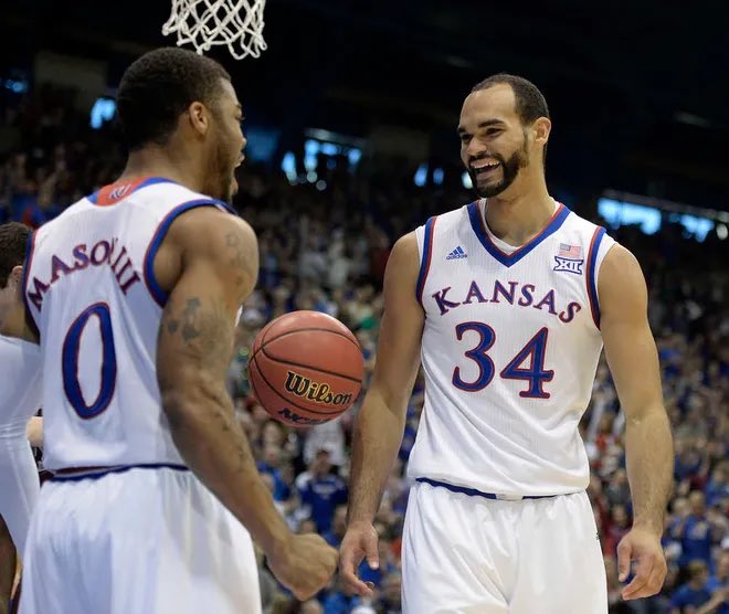 (Kansas) Perry Ellis

• 13-14 All-Big 12 3rd team
• 14-15 All-Big 12 1st team
• 15-16 All-Big 12 1st team
• 15-16 Consensus AA 2nd team
• 2016 All-Big 12 tournament 1st team
• Averaged 17/6 while shooting 53% from the floor in his final season