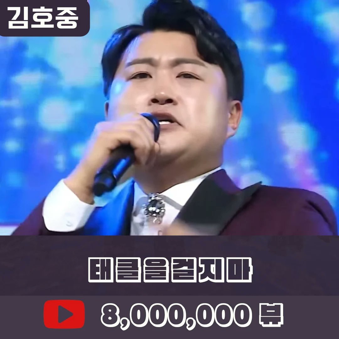 64purplescent2's tweet photo. 김호중 황금빛 축포 터진 '태클을 걸지마' 유튜브 조회 수 800만 뷰 돌파!!

#김호중_태클을걸지마_8백만뷰
#김호중_트바로티_장르완성
#김호중 #KIMHOJOONG​ 
#TVAROTTI 
@hojoongofficial https://t.co/AYdzkBDp2h