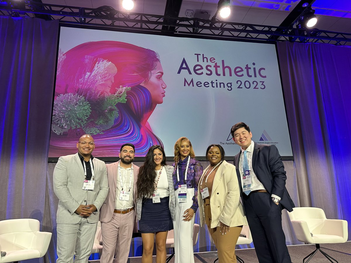 fromhoodtomd's tweet image. Beyond grateful to have been selected as part of the inaugural @TheAestheticSoc #ASERF #ExternshipProgram &amp;amp; attend the empowering annual #AestheticMeeting. Thank YOU @CamilleCashMD for your endless commitment and believing in us for this life-changing opportunity. #PRS