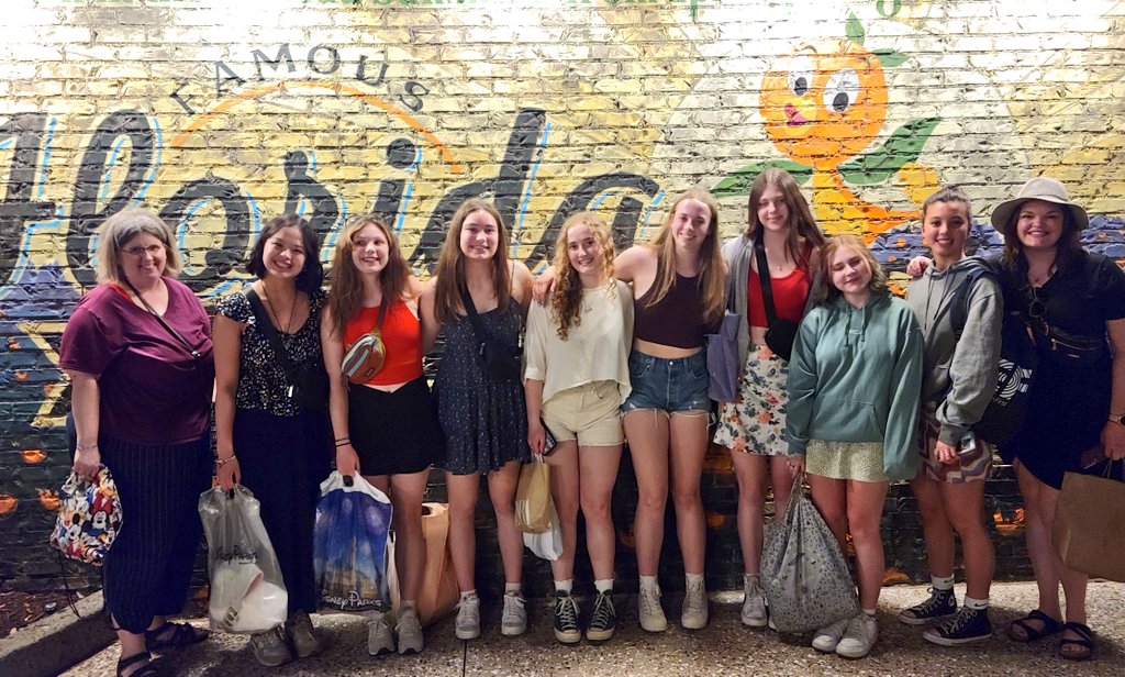 Mayer_PHS's tweet photo. Pullman HS DECA preliminary competition day 1 and shopping at Disney Springs.  #decaicdc https://t.co/4U9fTFxrAy