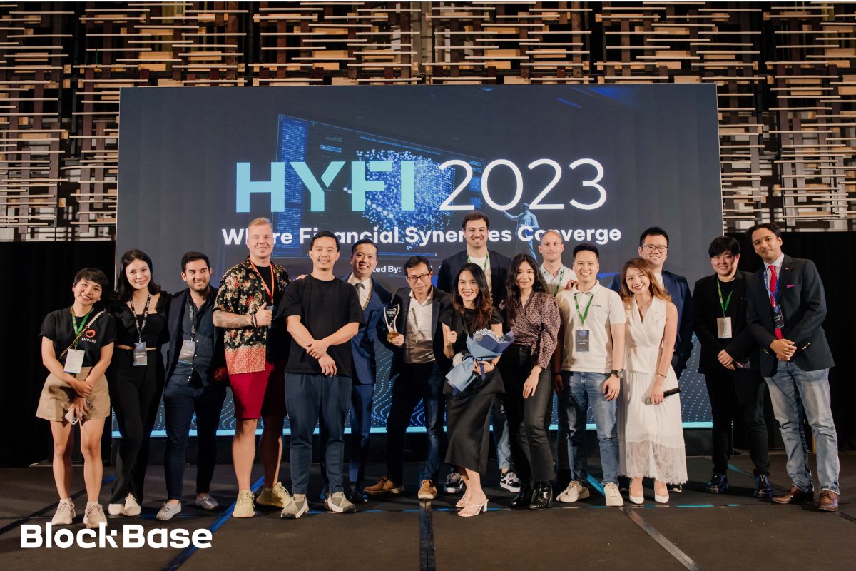 blockbaseco's tweet photo. #BlockBase sponsored #HYFI 2023 conference and our Managing Partner, Jack Nguyen, spoke as a panelist on topic: "How VCs are Funding the Future of Web3". Thanks to HYFI 2023 organizers for a meaningful event. Looking forward to future collaboration in this exciting field. https://t.co/G1sijMCRQc