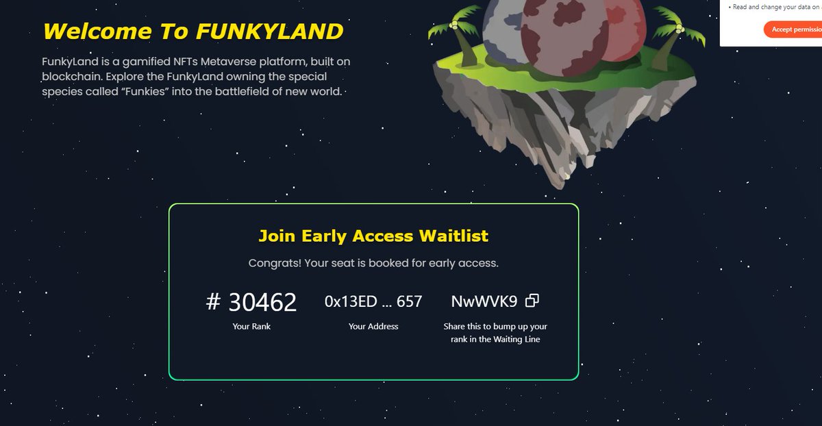 funkyland.org 
 #FunkyLand #Play2Earn #NFTs #zkSyncEra