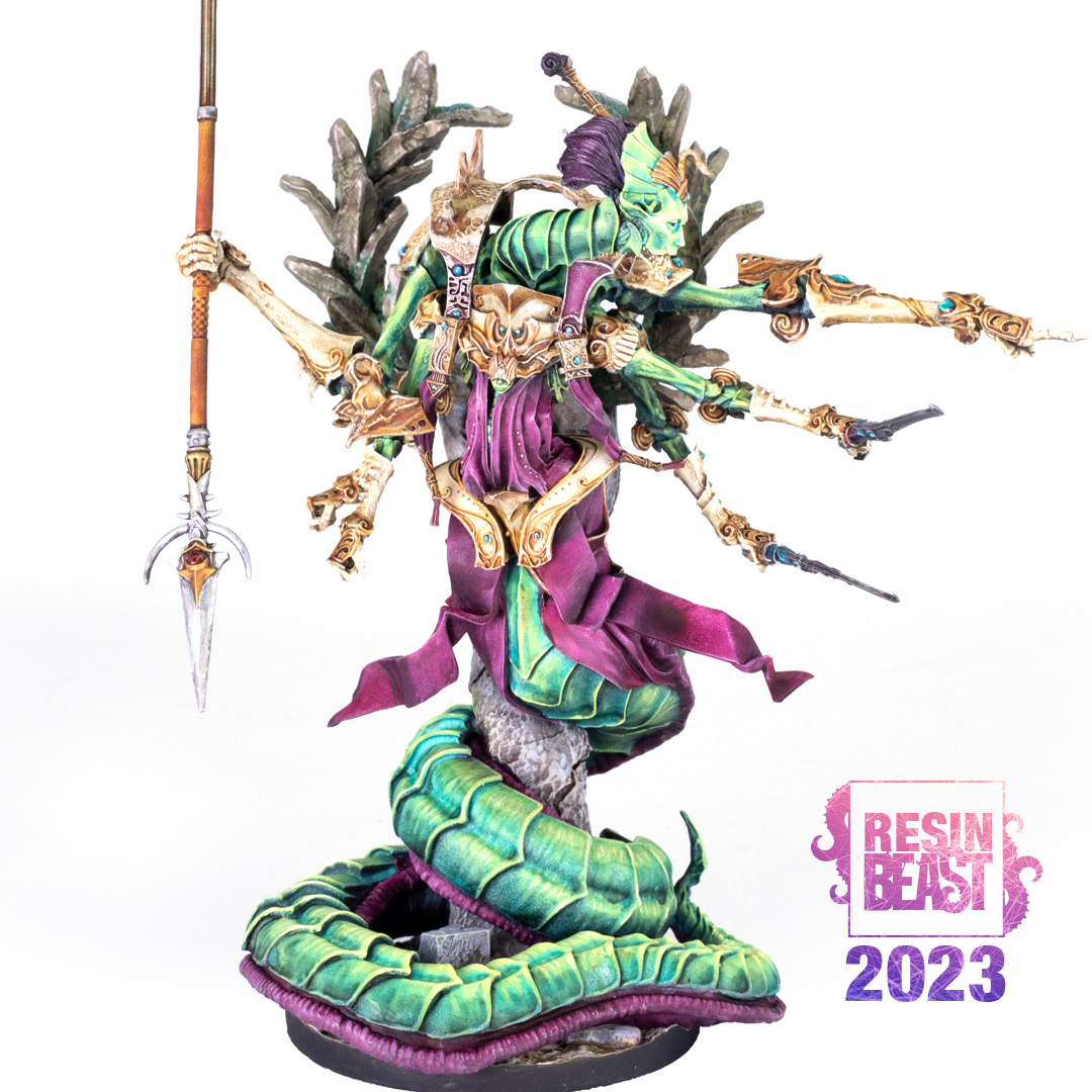 Got the Honorable mention in the medium category at @AdeptiCon 's @CreatureCaster #ResinBeast2023 this year. Community voting is live! Would love to see if I can make it into the top 3!