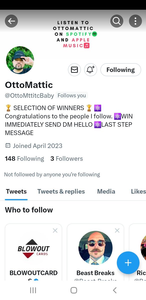 Isaacortiz0730's tweet photo. @OttoMatticBaby Is this a scammers fake accnt? There dm me. https://t.co/0XPWdgFm75