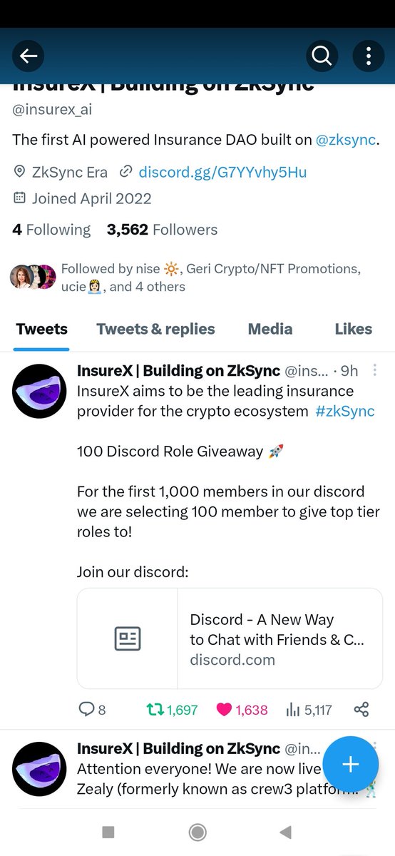 Crypto_Azam07's tweet photo. @CRYPTOFIED1 @insurex_ai https://t.co/gvs236ejH3