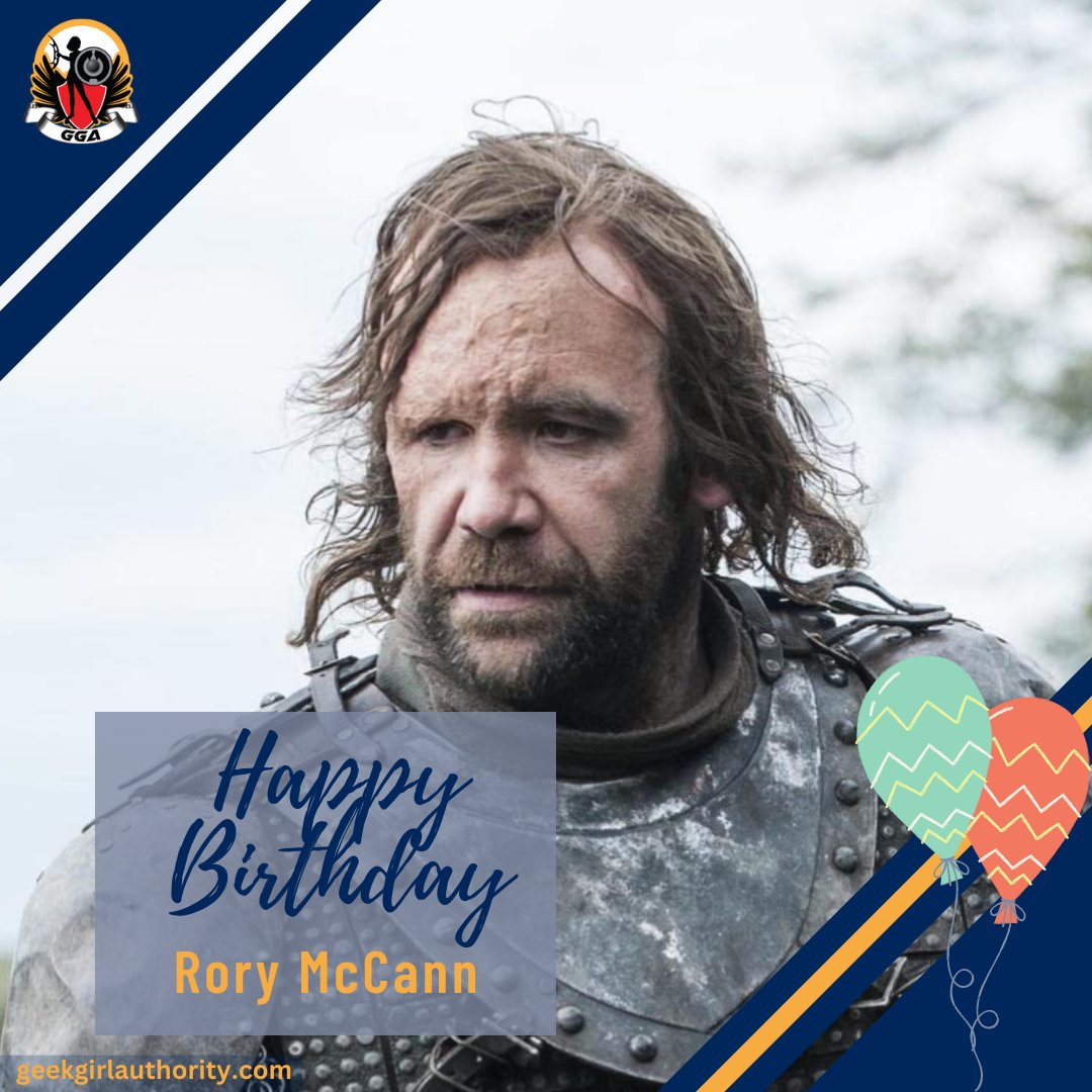 Happy Birthday, Rory McCann! 
