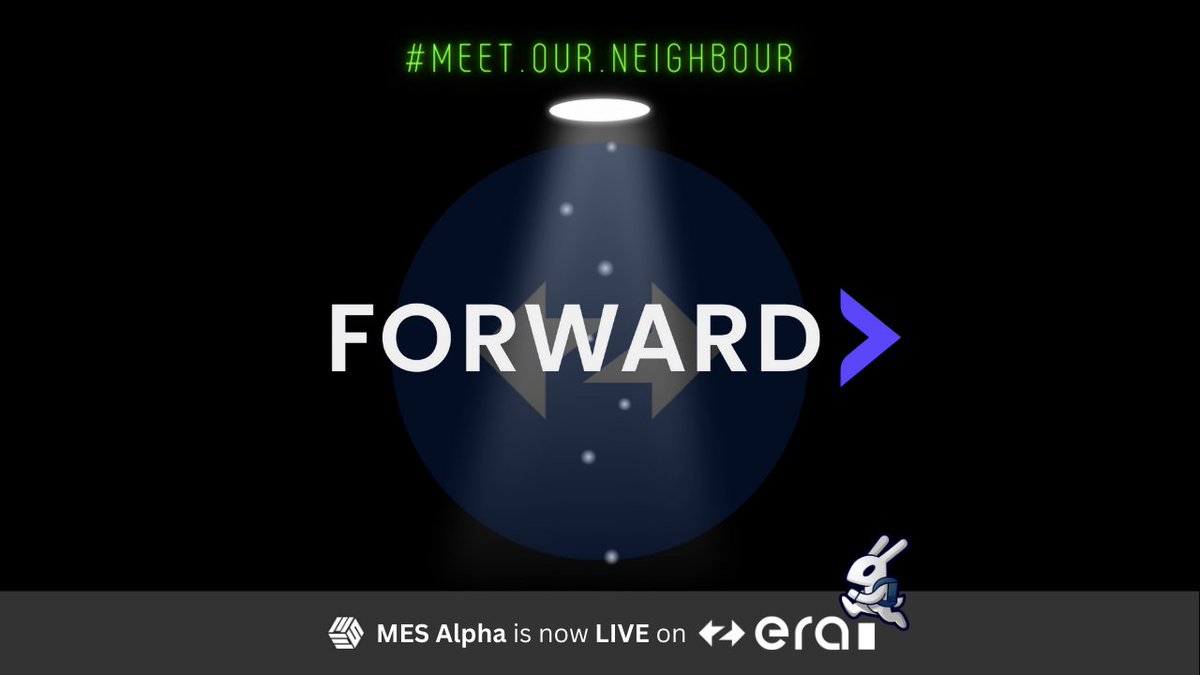 MESprotocol's tweet photo. #MONSay hi to our neighbour
@ForwardProtocol 

Forward Protocol is the WordPress for Web3.0. No-code drag-and-drop dApp builder with deployment to any EVM or Rust chain. Developers can build and monetize their own templates.   

MES Alpha now live on @zksync Era Mainnet🔥 https://t.co/WcC6YA5fYg