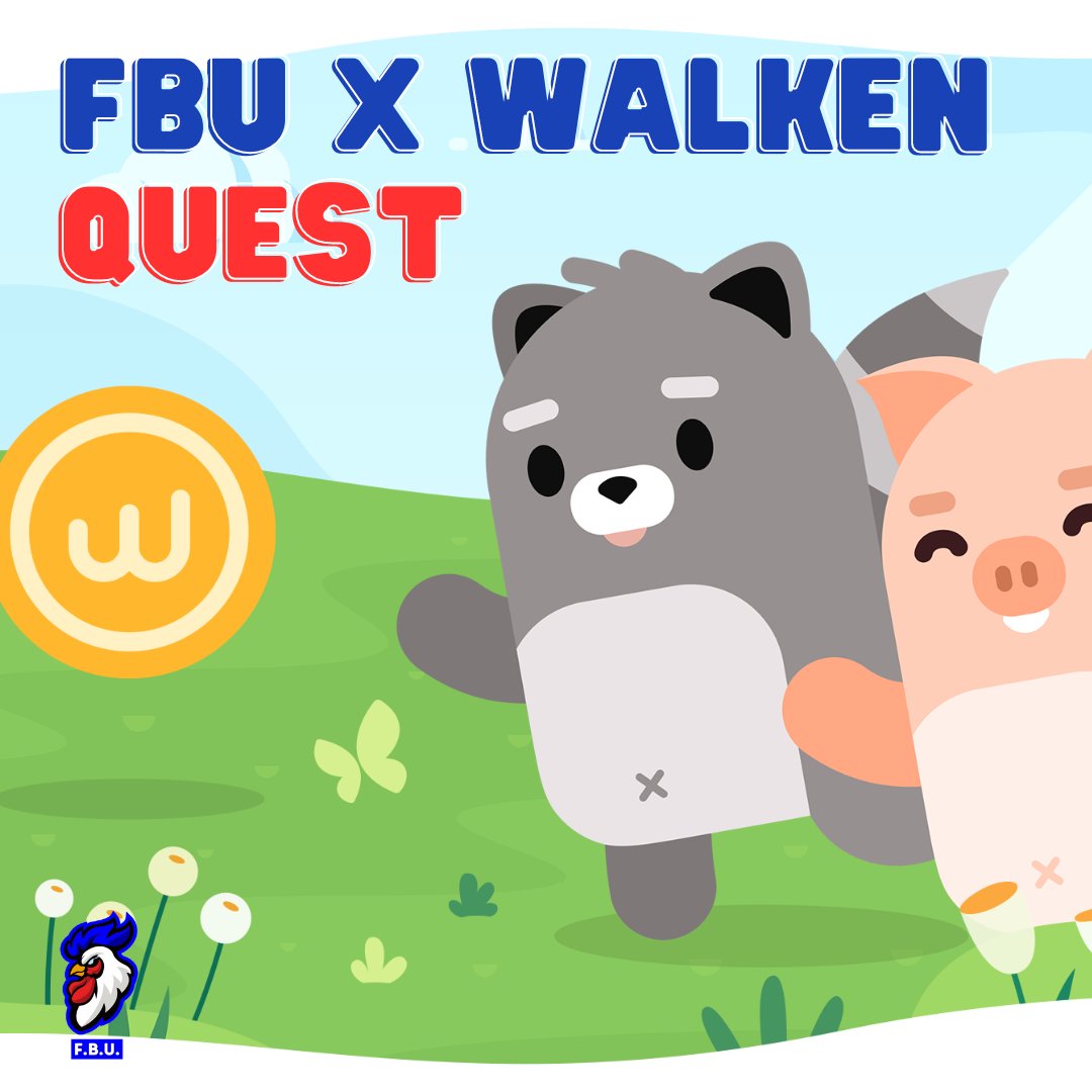 300 $WLKN à gagner !💰

👉Valide toutes les quêtes (faciles) <a href="/walken_io/">Walken</a> de notre Zealy (ex-Crew3) et qualifie toi pour le tirage au sort qui aura lieu sur le discord de la communauté FBU

zealy.io/c/frenchbaguet…

Début : 24/04/23 à 8h.
Durée : 4 jours