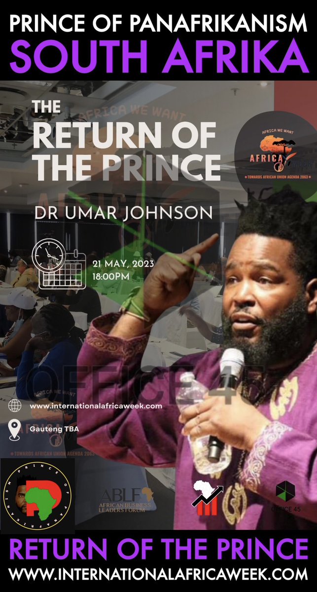 Dr.Umar Ifatunde, Psy.D, CSP, M.Ed.
Doctor of Clinical Psychology
Certified School Psychologist
Certified School Principal
Kinsman to Frederick Douglass
Kinsman to 7th AME Bishop Wayman
UA FDMG Annual College Tour
Natl Independent Black Political Movement https://t.co/pa17pi7qNS