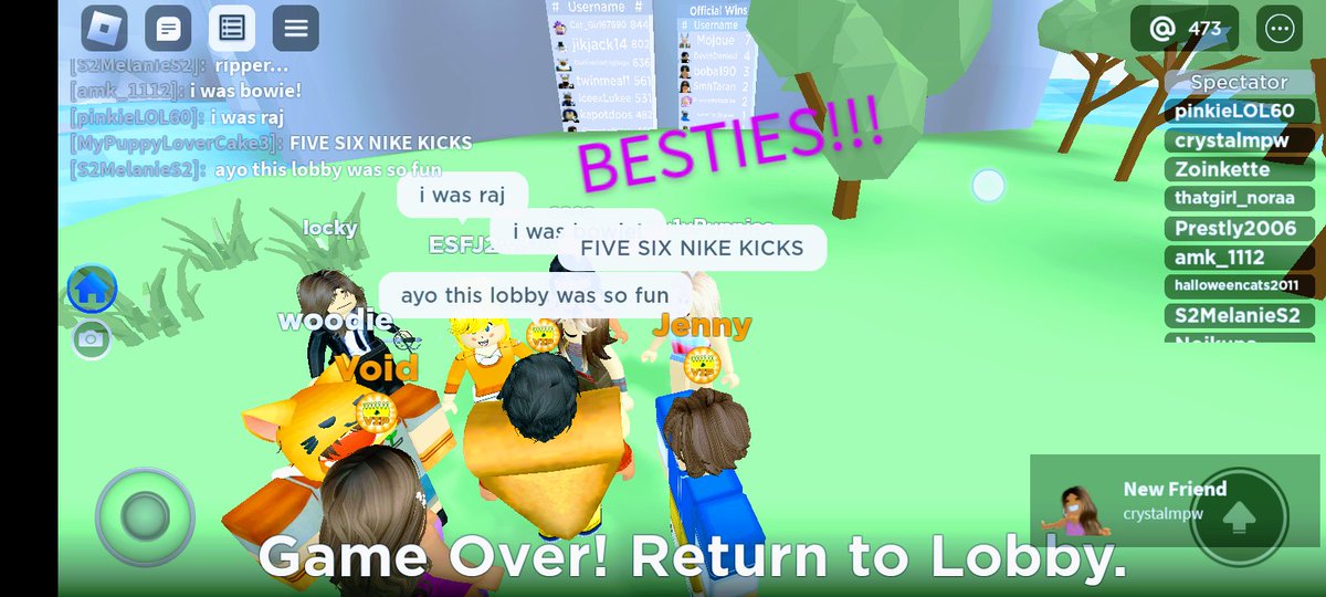 SamanthaRobloxL's tweet image. More Pics!!! Im so happy that i played!!!! I met so many amazing and remarkable people!!