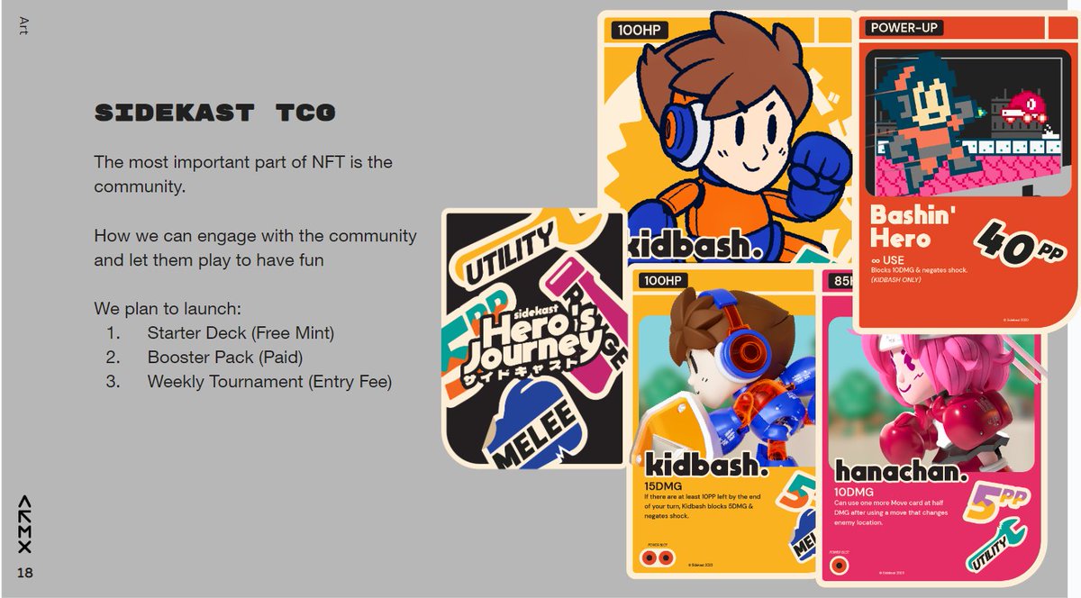 TeamNurNur's tweet photo. The upcoming 2D PFP NFT collection by @Sidekast is a must-watch! The combination of art, utility, and trading card game mechanics is a winning formula. Excited to be part of this vibrant community! (2/n) https://t.co/XfUkzytpZv
