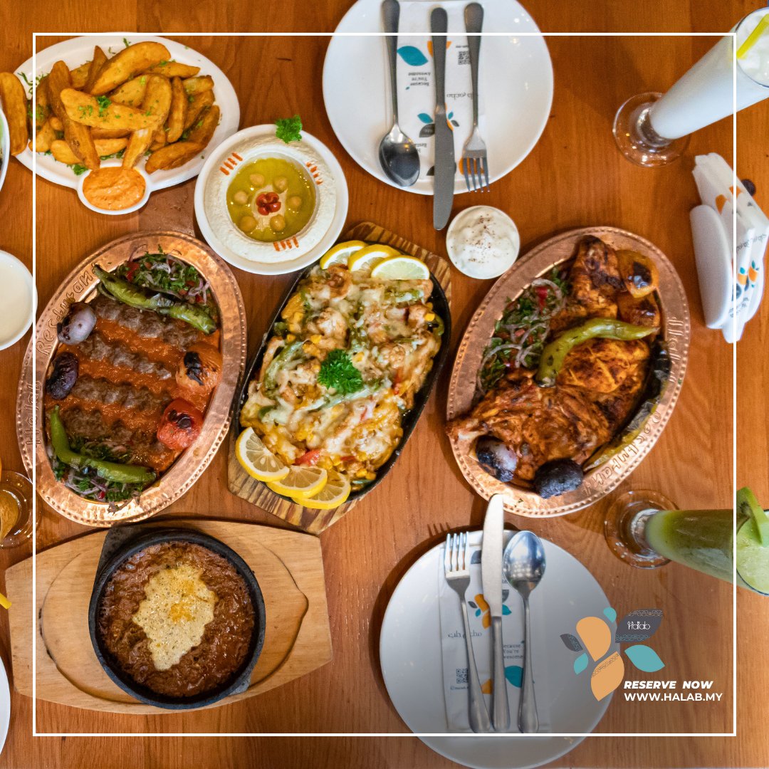 HalabKLI's tweet photo. Come try our authentic Middle Eastern cuisine today, so flavorful! π₯
-
For Reservation : https://t.co/aWcltfDax8
-
#HalabRestaurant #MiddleEasternFood #Foodie #Yummy #Delicious https://t.co/r1zvQHQyiJ