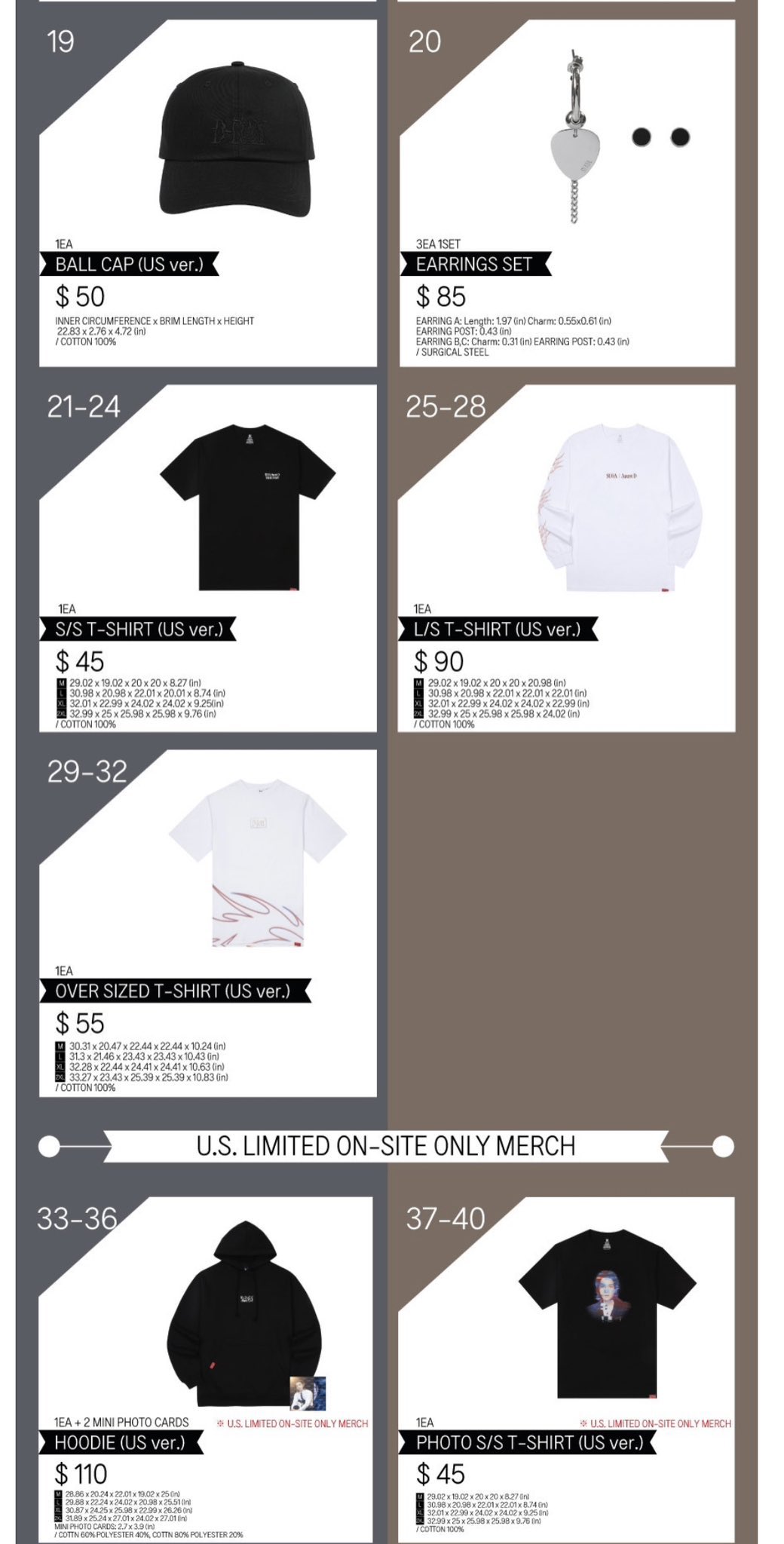 【US限定】D-DAY Tour Merch Sweatshirt US限定】D-DAY Tour Merch Sweatshirt US限定】D-DAY Tour Merch