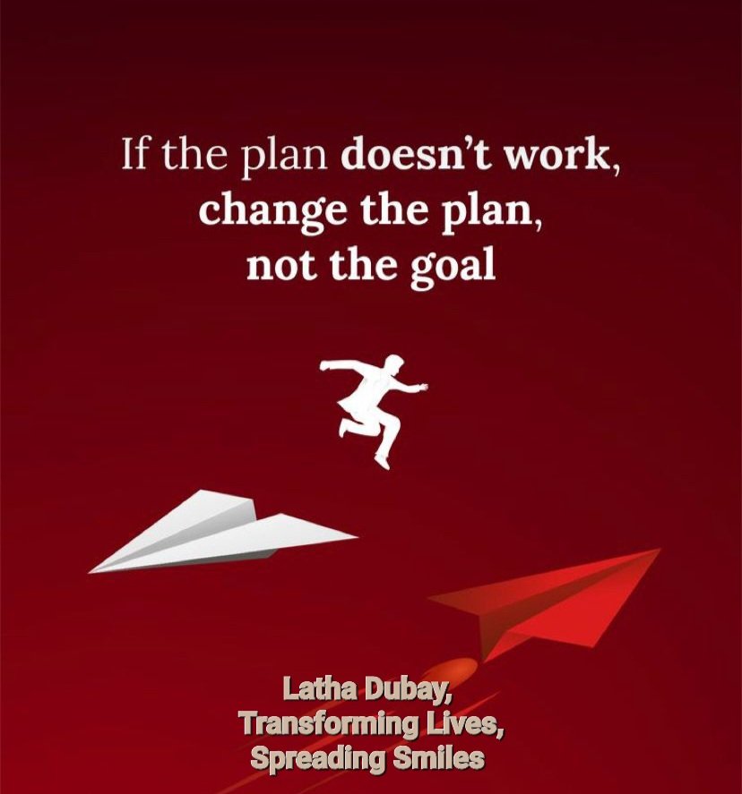 dubay28's tweet photo. If your plan isn't working, adjust your plan. Never give up. Success in life is not how well we execute Plan A; it's how smoothly we cope with Plan B.
#mondaymotivation
#success 
#beingstrong #beingkind #bepositive #hardwork #transforminglives #spreadinghappiness #spreadingsmiles https://t.co/ChRn1HPiPZ