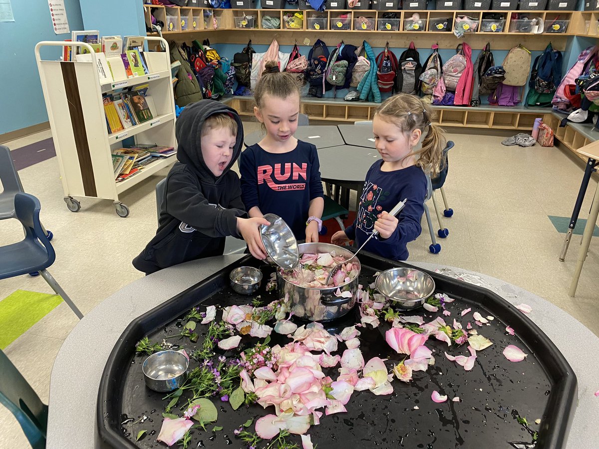 MsYhapRECE's tweet photo. Last week, the Hummingbirds made flower soup. They used scientific exploration and collaboration. We discovered that the water changed colour after we added the flowers. They communicated whether they needed more flowers or water.
@MsMcNiece @MmeCowper @StPhilipOCSB https://t.co/z5MiMhPi9t