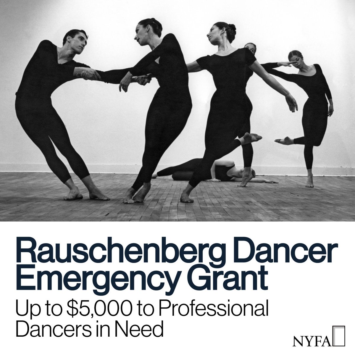 Cycle 8 of the (nat'l!) Rauschenberg Dancer Emergency Grants program is now open, with a deadline of this Friday! Up to $5K in funds may be requested for emergency expenses for up to a 3-month period between Dec 1, 2022 and Sept 30, 2023. bit.ly/3BaUhgf @RRauschenberg