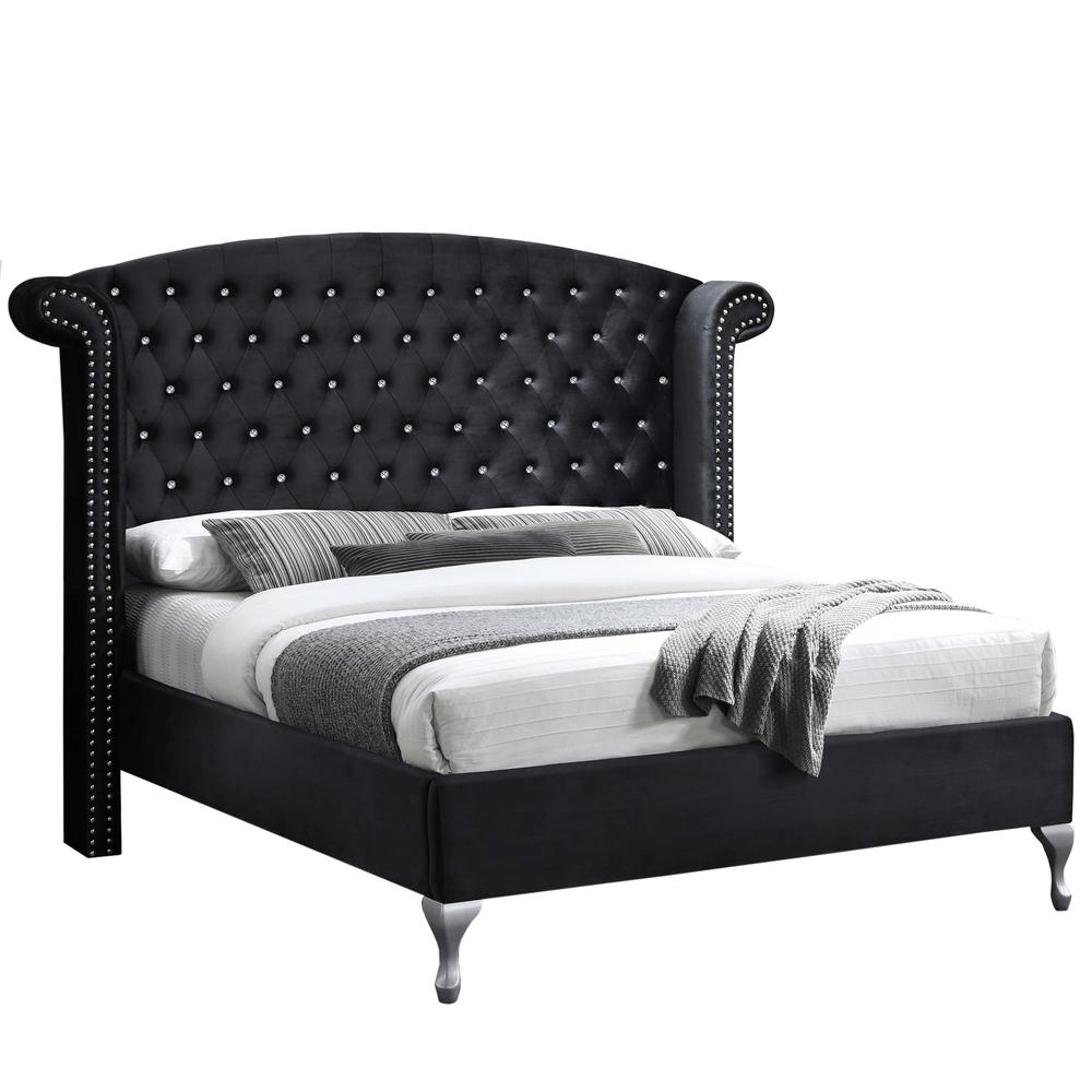 Olympia_Bay's tweet image. Classic and beautiful furniture for your discriminating tastes. Create a luscious atmosphere in your home. Better Home Products Cleopatra Crystal Tufted Velvet Platform Full Bed in Black #fullbed #platformbed
$1203.00
➤ olympiabay.com/products/bette…