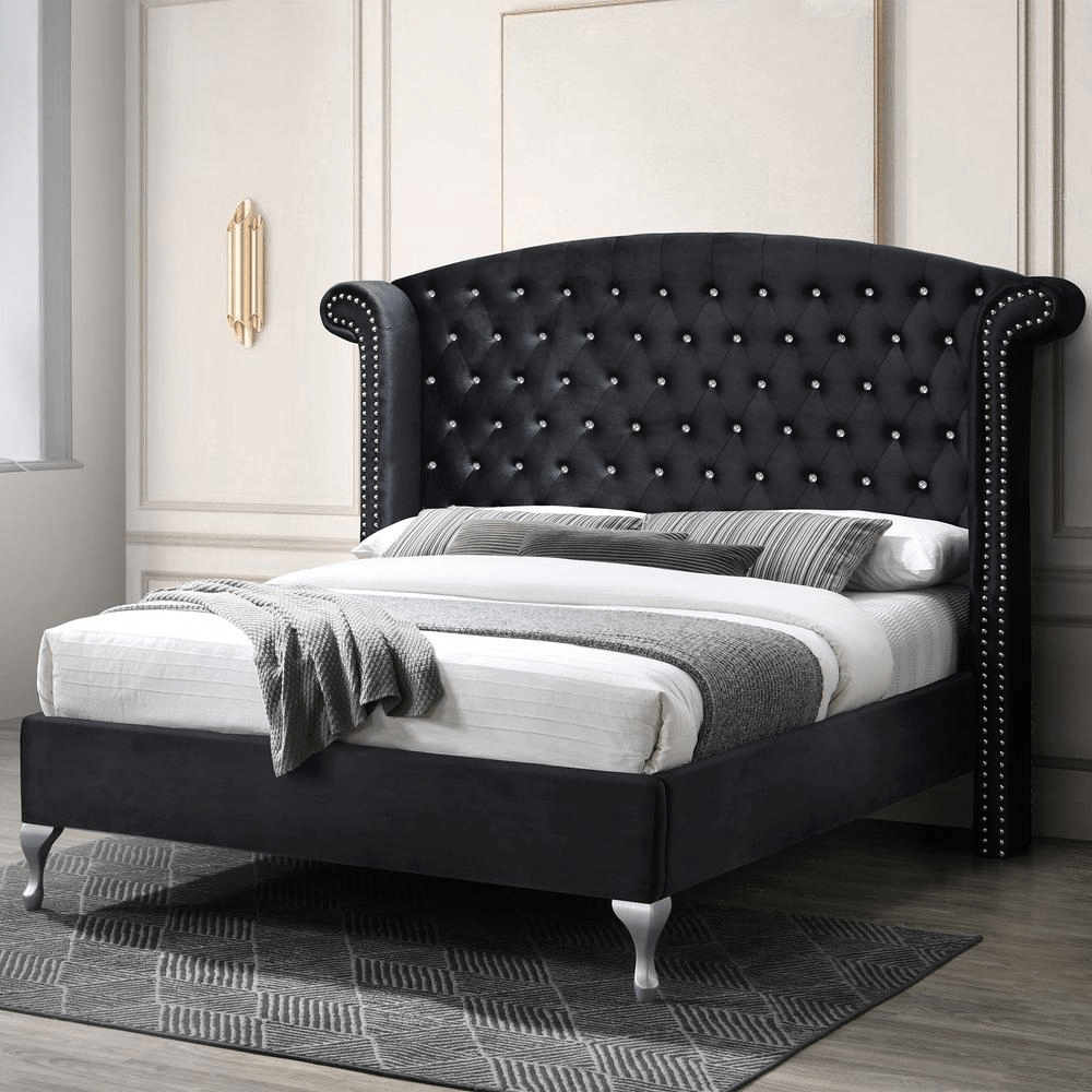 Olympia_Bay's tweet image. Classic and beautiful furniture for your discriminating tastes. Create a luscious atmosphere in your home. Better Home Products Cleopatra Crystal Tufted Velvet Platform Full Bed in Black #fullbed #platformbed
$1203.00
➤ olympiabay.com/products/bette…