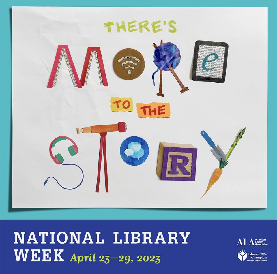 This week is National Library Week! 📚 A week to celebrate libraries, all that they do, and all the people who love libraries!
❤️🧡💛💚💙💜🤎🤍🖤
#nationallibraryweek2023 #knightsdoitright⚔️💜 #myknightsarebooked 📚