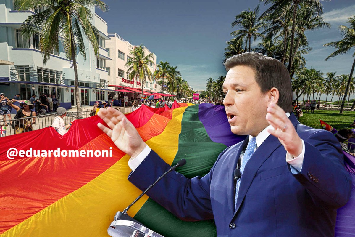eduardomenoni's tweet image. 🚨| ÚLTIMA HORA: DURÍSIMO GOLPE al lobby LGBTIQ+. Florida cancela el desfile anual del "Orgullo Gay" y restringió sus eventos "Pridefest" solo para adultos mayores de 21 años, cuando Ron DeSantis se prepara para firmar la prohibición anti-drag. ¿Qué opinas de esta gran medida?