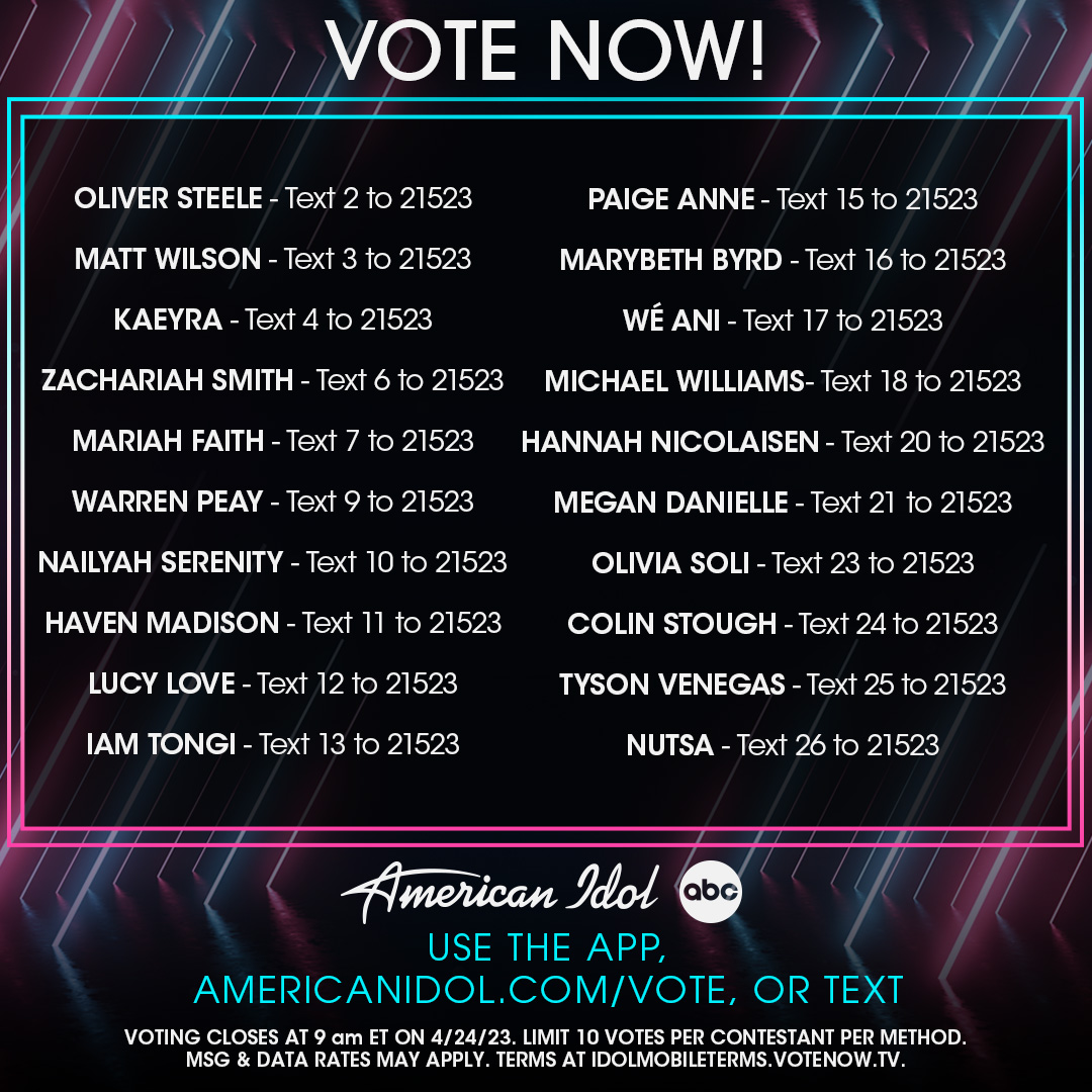 American Idol tweet media