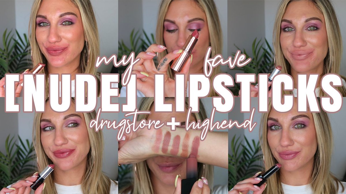 chicklitplus's tweet photo. SWATCHING ALL MY NUDE LIPSTICKS AKA MY ENTIRE LIP COLLECTION https://t.co/HVJl0hxorA via @YouTube #lipswatches #lipstickcollection https://t.co/siR7w4QTzA