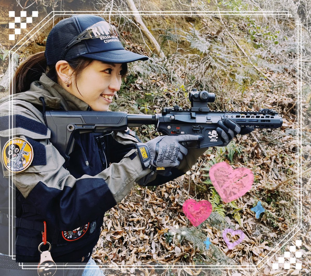 yucckeeey's tweet photo. おはーっ😊
4月最後の1週間💨
スタートの月曜日はちょこっと寒さ感じるけど、今日も笑顔でがんばろーっ💕💕
#サバゲー女子
#DeathMachineMark3
#Monday https://t.co/PwjJrgPXY3