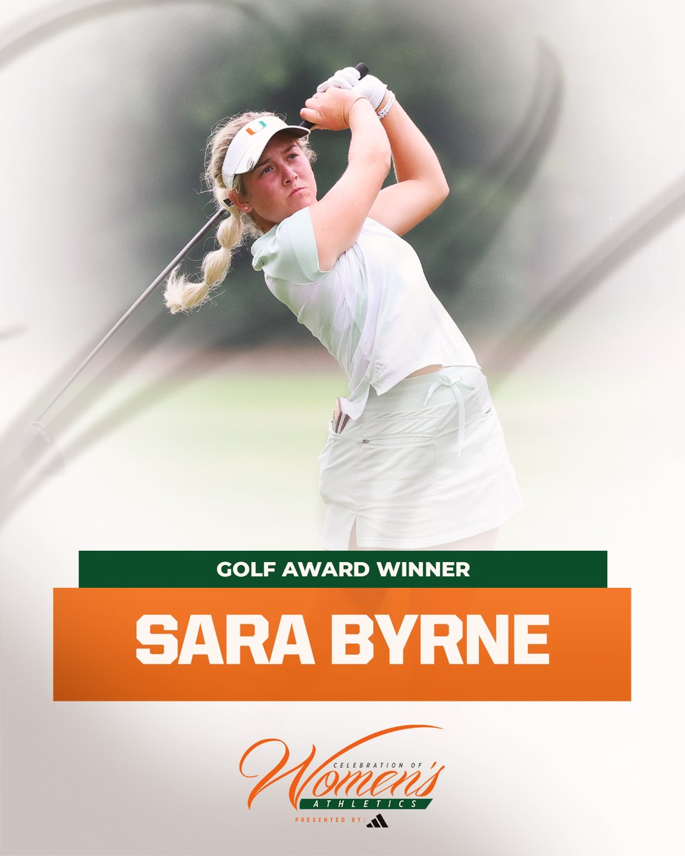 Congratulations to Sara Byrne, our Celebration of Women's Athletics award honoree! 

So proud to have you represent our program! 👏🙌