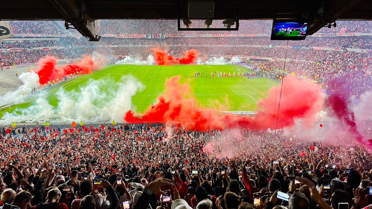 Nunca van a superar esto , River es una locura hermosa 😍❤️