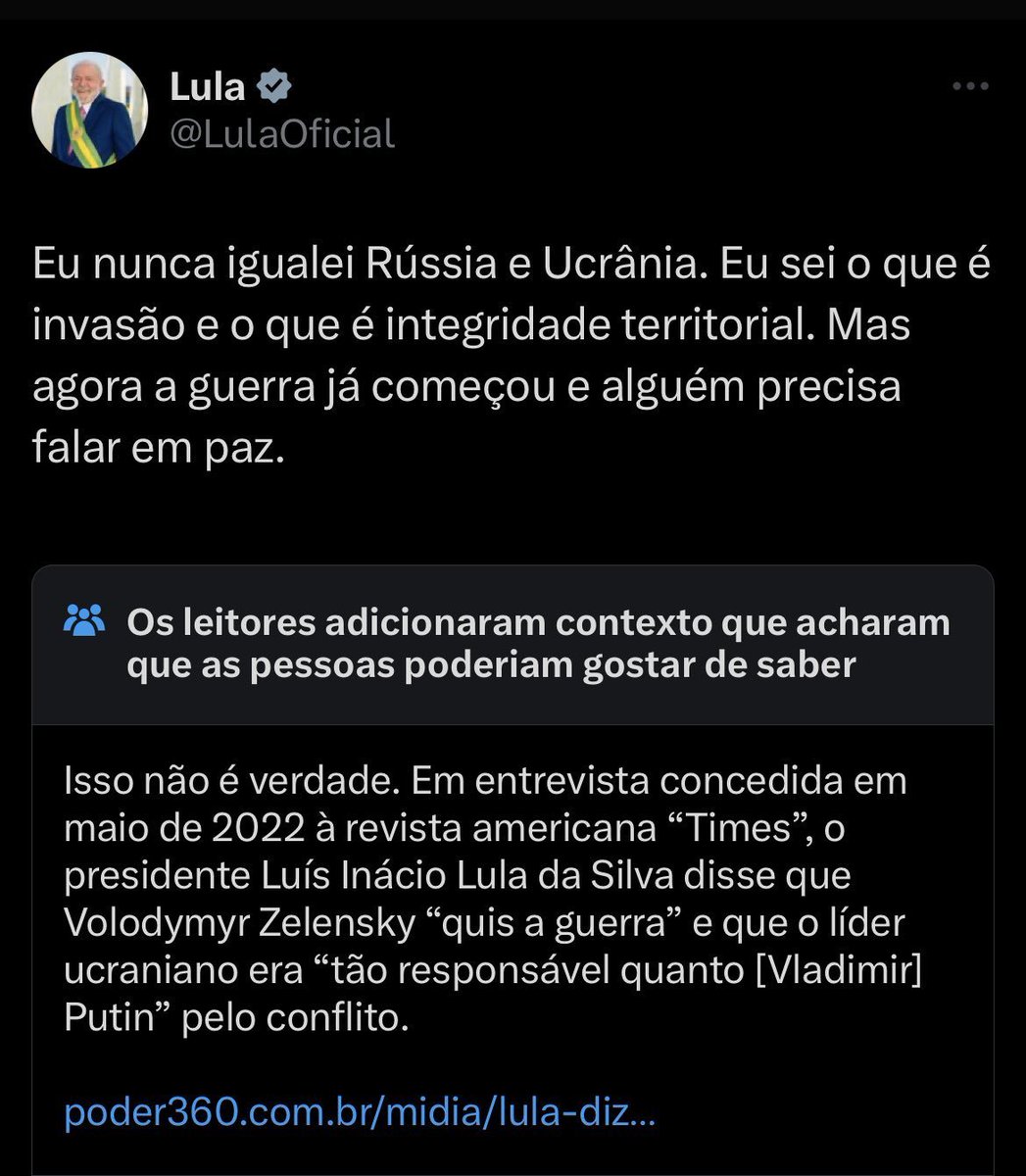 Amandavettorazz's tweet photo. O presidente do Brasil sendo pego na mentira ao vivo.  O Twitter virou uma rede social neutra e confiável graças as mudanças do Elon Musk. https://t.co/cufdwXu4qK
