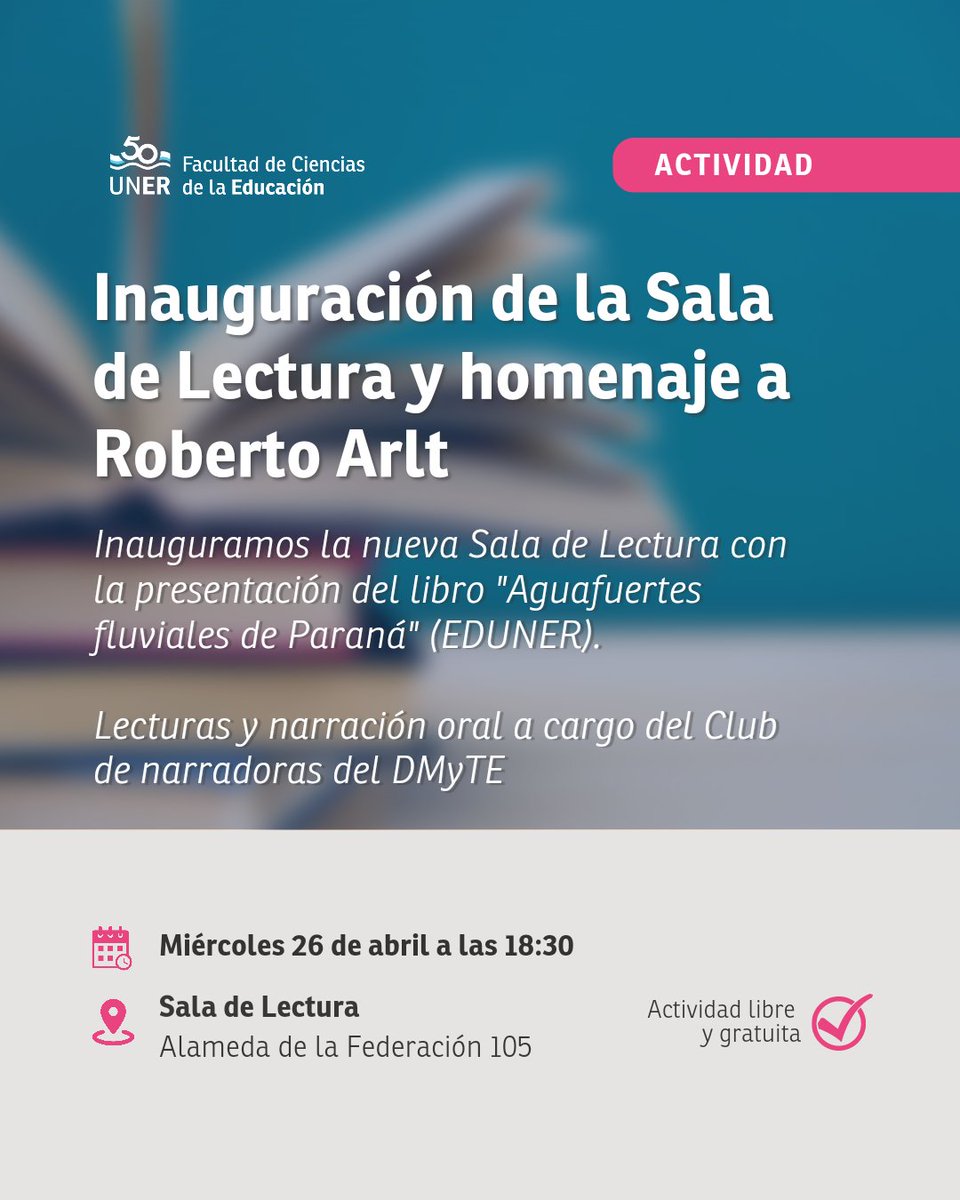 Facultad de Ciencias de la Educación - UNER tweet media