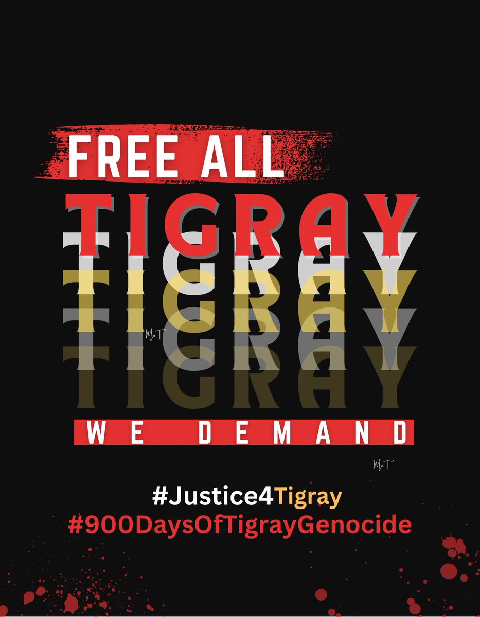 Suffering of #Tigray'ans in kunama & western & southern Tigray , Irob  has continued  for over #900Days .
We demand and Urge the global leaders to take Action #FreeAllTigray #900DaysOfTigrayGenocide #Justice4Tigray @POTUS @hrw @UN_HRC @UKParliament @POTUS @SecBlinken @RishiSunak,
