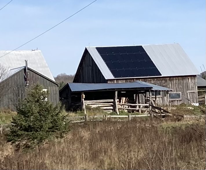 pod_tina's tweet photo. For Earth Day I thought about what we do re: planet on fire. We got these 28 solar panels last summer, we plant 300 trees every year, keep a beehive and a big garden, and at work I rinse out every wretched tuna can to bring home and recycle https://t.co/cN0s3vyf3l