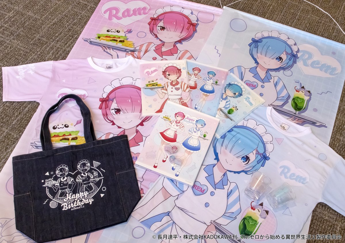 bushi_creative's tweet photo. Re:ゼロから始めるラムとレムの誕生日生活 2023
in マルイ✨

「マルイノアニメONLINE SHOP」と「カドカワストア」にて、事後通販実施中！

通販期間：～4月30日(日)23:59まで

可愛いグッズをぜひゲットしてね💕

👇 詳細
https://t.co/3SGwth8CSn

#リゼロ #rezero #ラムレム生誕祭2023 https://t.co/OINR9PwH52
