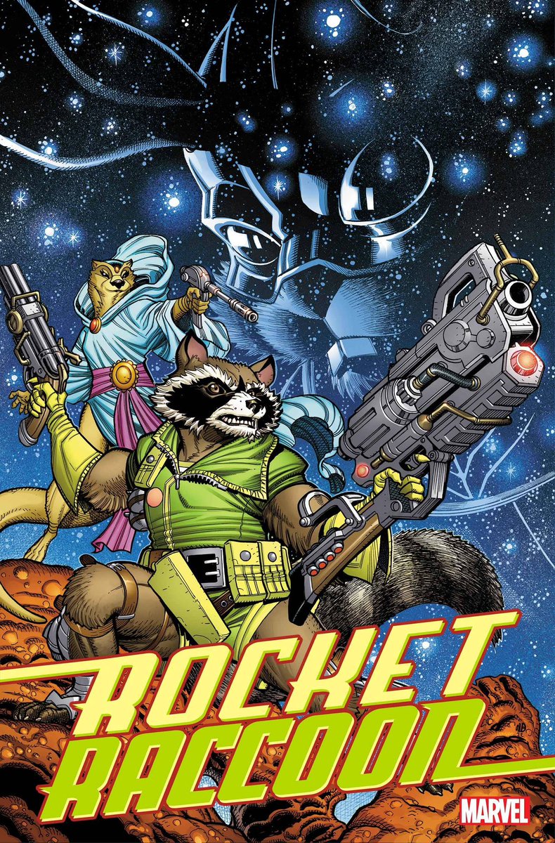 dano_cosmic's tweet photo. New ✨#MarvelCosmic✨ #comics this week for #NCBD (4/26/23)
✨
Marvel Tales: Rocket Raccoon #1
✨
W-#BillMantlo,A-#MikeMignola, cover by #NickBradshaw
✨
#RocketRaccoon #Halfworld #Lylla #BlackJackOHare #KeystoneQuadrant #Marvel  #MarvelComics https://t.co/BLySjv991p