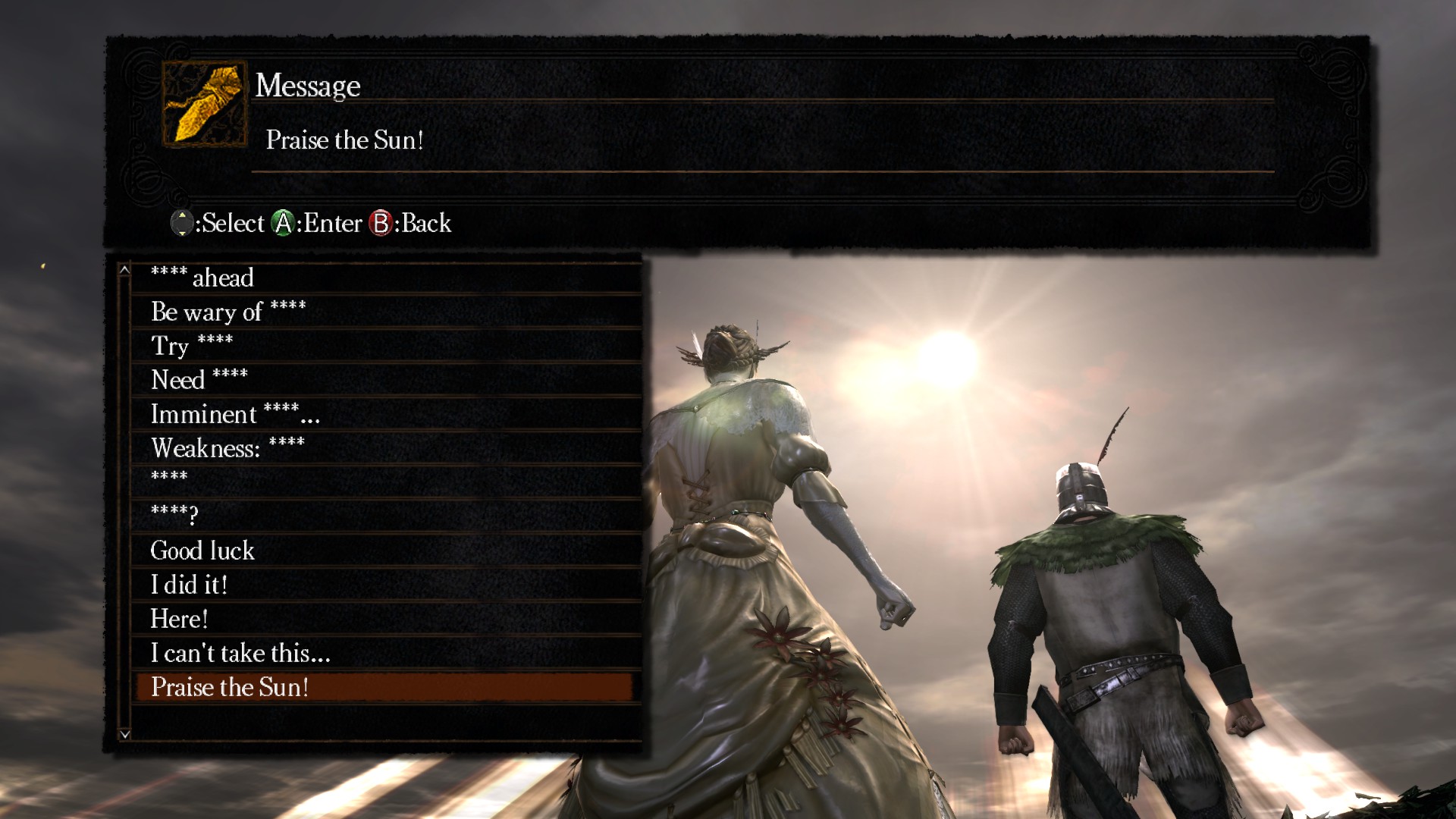 Dark Souls 2 Praise The Sun