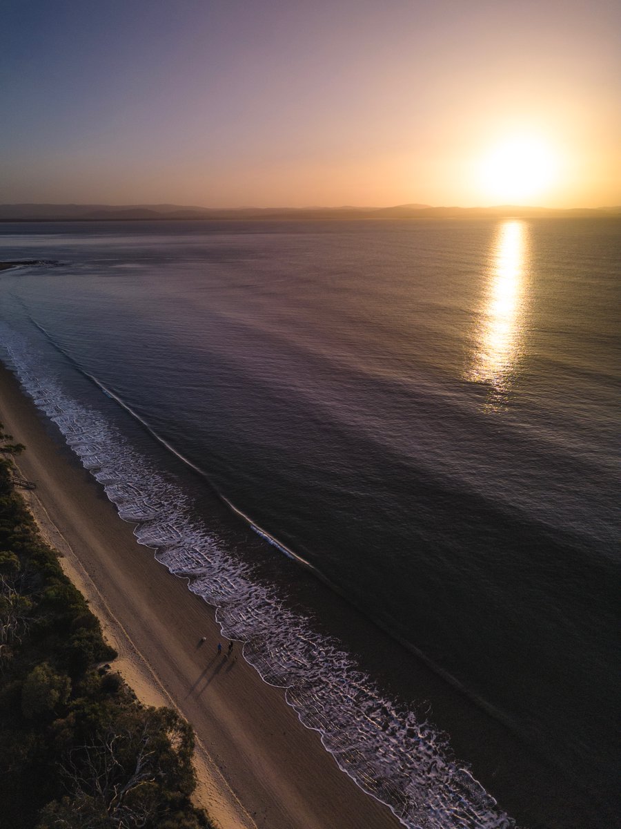 Sunrise. A gift from rotating on one's axis every day.⁣ #beach #tassie #tasmania #drones #drone #dronestagram #dronephotography #dji #droneoftheday #dronelife #dronepilot #dronefly #aerialphotography #djiglobal #photography  #droneshots #dronephoto #dronesdaily