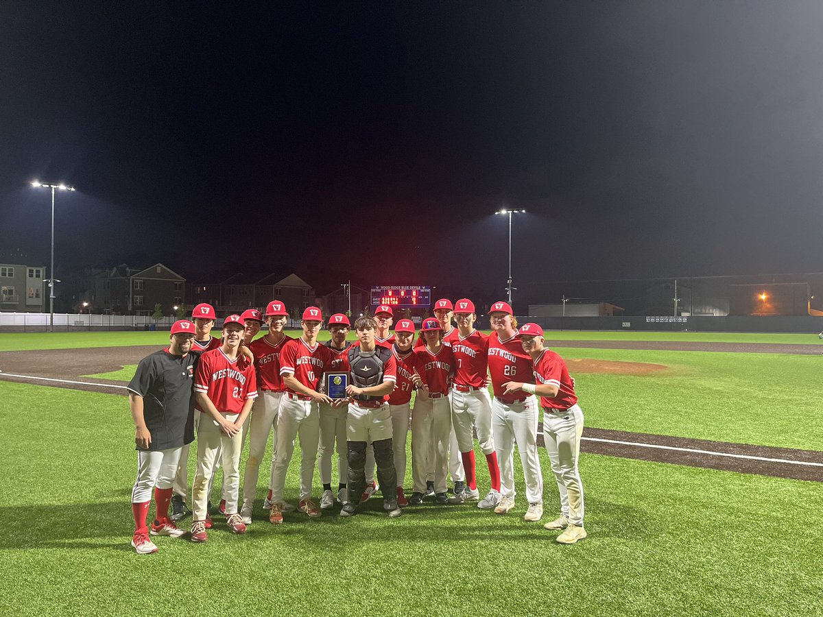 Westwood Regional Baseball Program tweet media